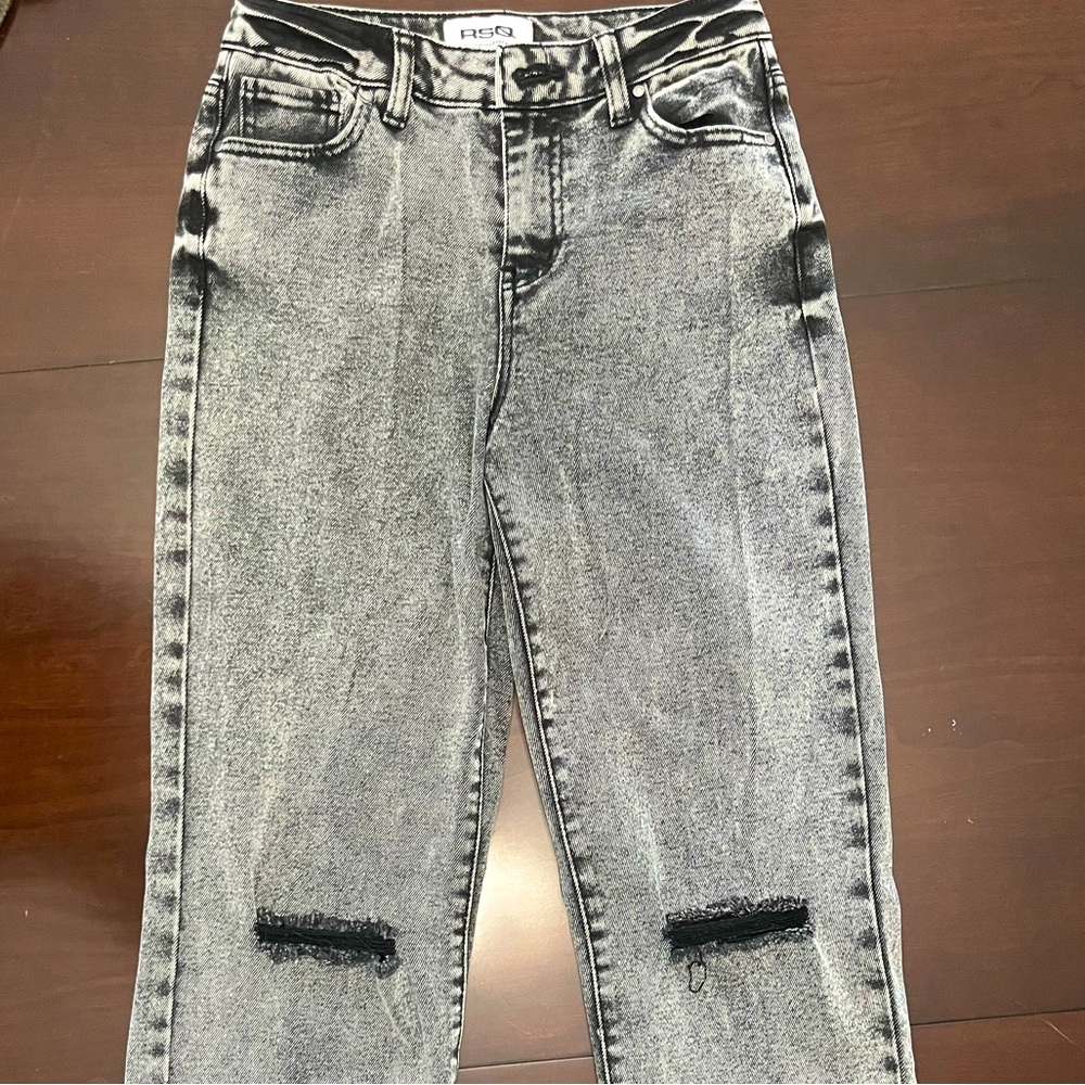 ASOS Black Distressed Women's Jeans